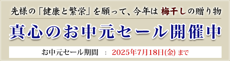 お中元セール開催中